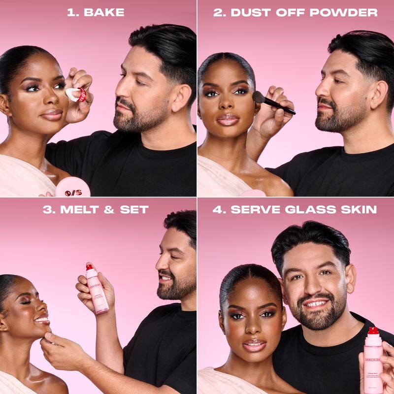 Powder Melt Glass Setting Spray